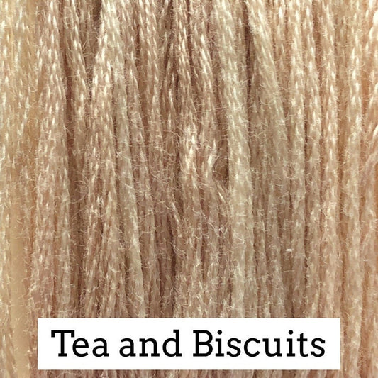 Tea and Biscuits by Classic Colorworks - 5 yds, Hand-Dyed, 6 Strand, 100% Cotton, Cross Stitch Embroidery Floss