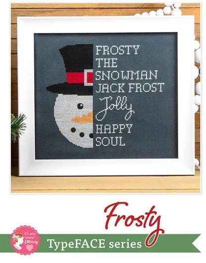 Frosty TypeFACE Series - It's sew Emma