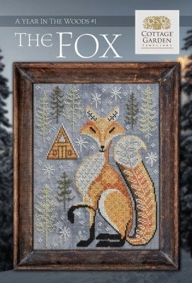 The Fox #1 - A Year in the Woods - Cottage Garden Samplings - Cross Stitch Pattern