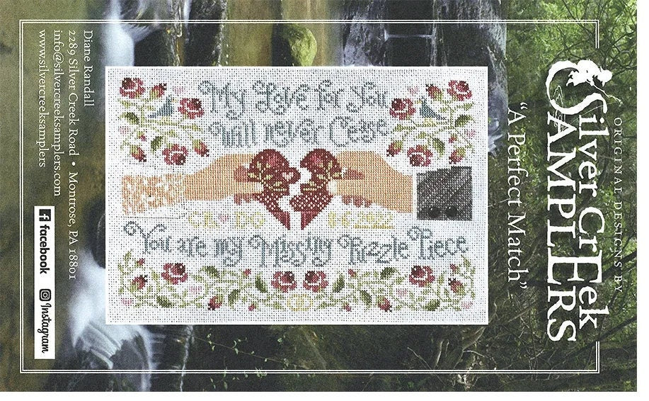 A Perfect Match - Silver Creek Samplers - Cross Stitch Pattern