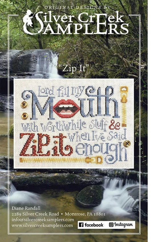 Zip It - Silver Creek Samplers - Cross Stitch Pattern