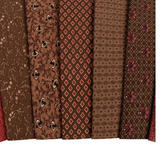 Redwood Cupboard by Pam Buda of Heartspun Quilts - 10"x10" Squares