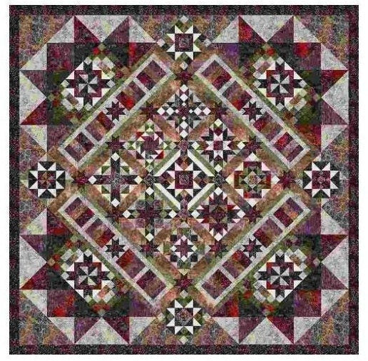 Plum Fusion (Pattern Only) by Wing and a Prayer for Timeless Treasures Fabric