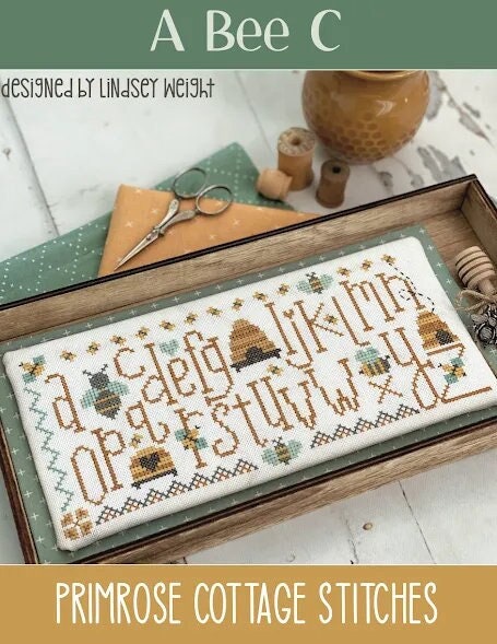 A Bee C -  Primrose Cottage Stitches - Cross Stitch Pattern