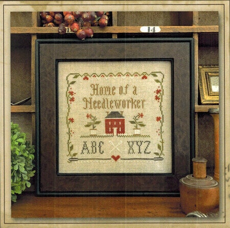 Home of a Needleworker, Squared - Little House Needleworks - Cross Stitch Pattern