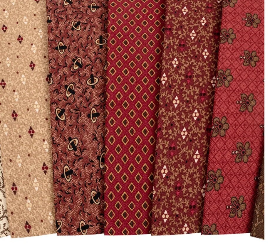 Redwood Cupboard by Pam Buda of Heartspun Quilts - 10"x10" Squares