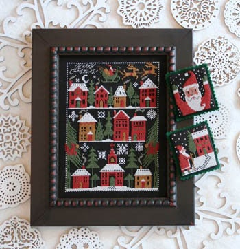 Happy Christmas - The Prairie Schooler - Cross Stitch Pattern
