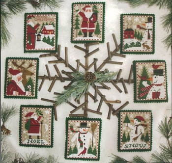Santas & Snowmen - The Prairie Schooler - Cross Stitch Pattern