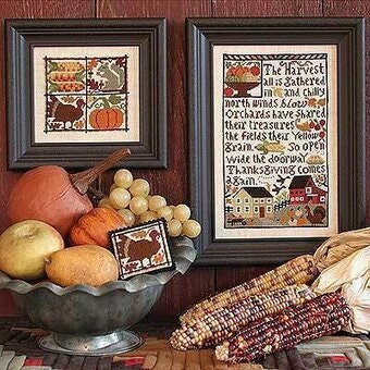 Thanksgiving Comes Again - The Prairie Schooler - Cross Stitch Pattern