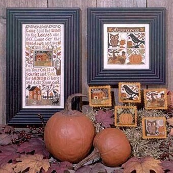Autumn Leaves - The Prairie Schooler - Cross Stitch Pattern