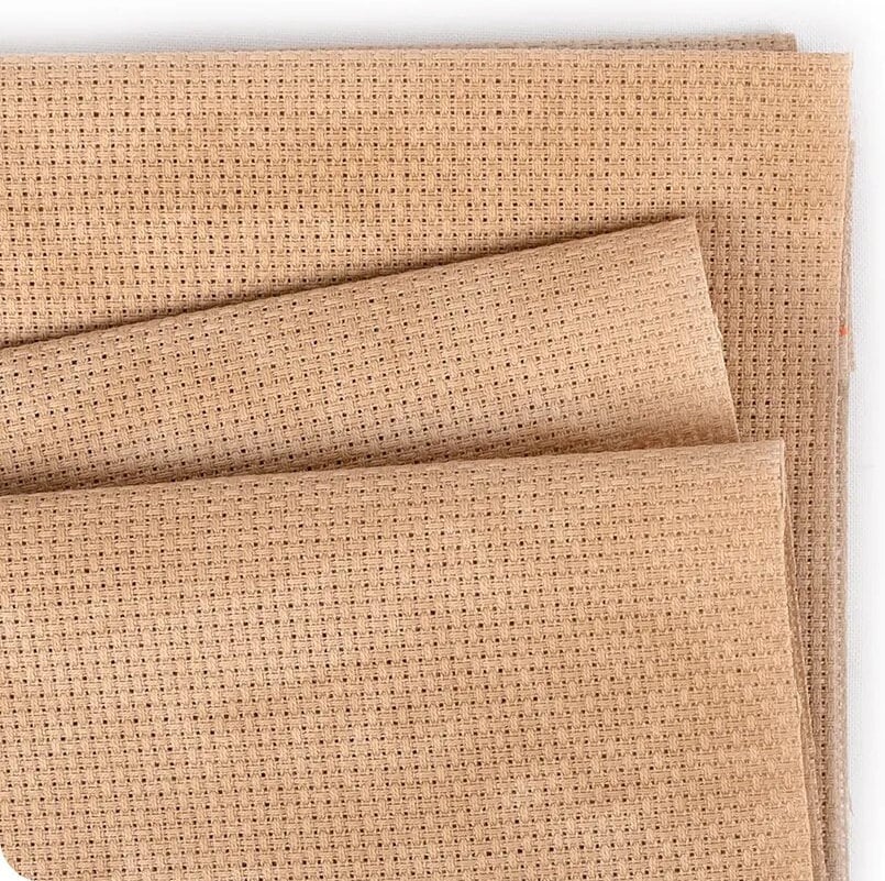 20 Count Vintage Country Mocha Aida – Zweigart Cross Stitch Fabric – More Information in Description