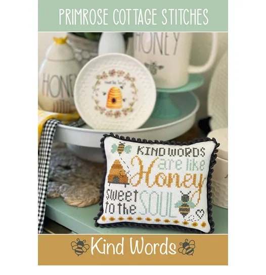 Kind Words -  Primrose Cottage Stitches - Cross Stitch Pattern