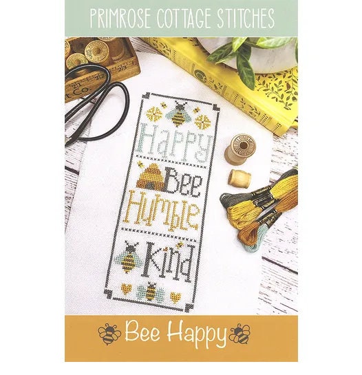 Bee Happy -  Primrose Cottage Stitches - Cross Stitch Pattern