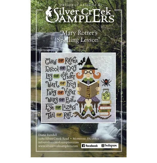 Mary Rotter's Spelling Lesson - Silver Creek Samplers - Cross Stitch Pattern