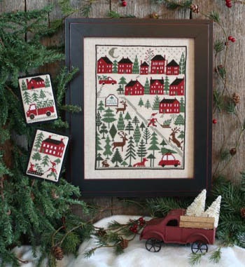 Christmas Tree Farm - The Prairie Schooler - Cross Stitch Pattern