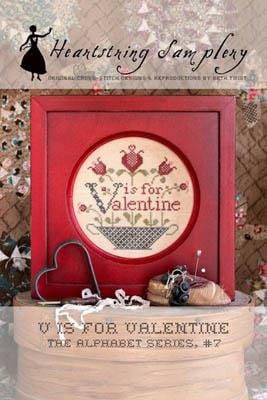V is for Valentine  - Heartstring Samplery