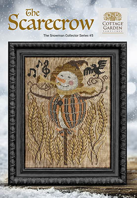 Snowman Collector Series #5 - The Scarecrow by Cottage Garden Samplings